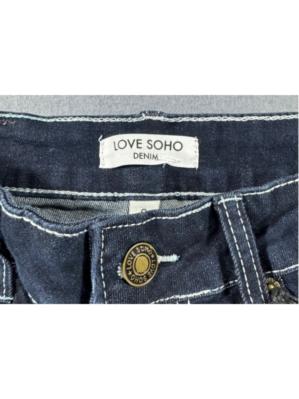 Love Soho Denim Low Rise Boot Cut Size 0 Jeans New With Tags - Picture 4 of 16
